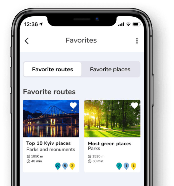 Routes Saving
